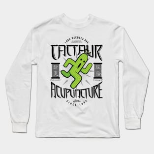 Cactaur Acupuncture (variant) Long Sleeve T-Shirt